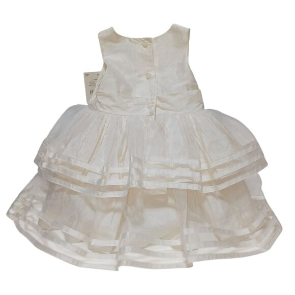 Janie & Jack Special Occasion Silk Dress Sweater Headband 3-6 Mo Luxury Holiday - Picture 2 of 11